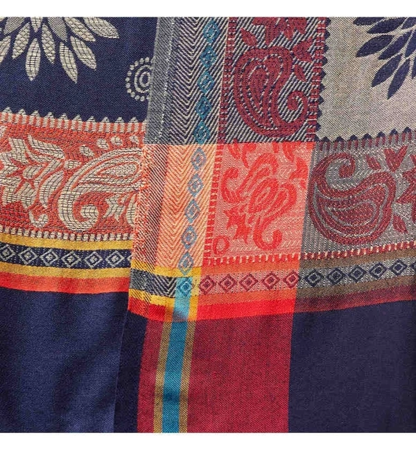 Acrylic Blend Floral Printed Shawl - 80