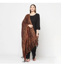 Acrylic Blend Floral Printed Shawl - 80