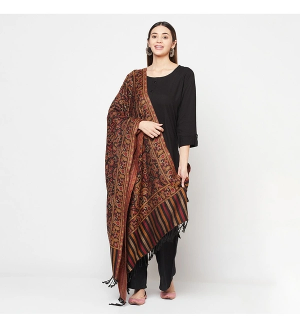 Acrylic Blend Floral Printed Shawl - 80