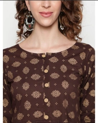NKS Women's Cotton Printed Dress - S