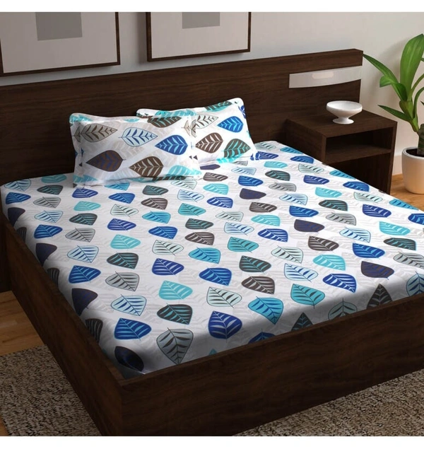 Story@Home Magical Cotton Double Bedsheet with 2 Pillow Covers - Double Bed ( 225 x 250 cm)