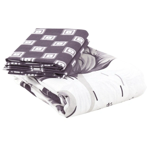 Story@Home Magical 152TC Cotton Double Bedsheet With 2 Pillow Covers - Double ( 225 x 250cm)