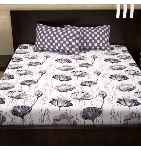 Story@Home Magical 152TC Cotton Double Bedsheet With 2 Pillow Covers - Double ( 225 x 250cm)