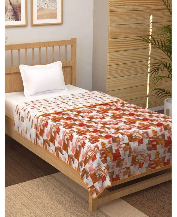Story@Home 250 GSM Cotton Merlin Reversible Single  Comforter Style Dohar - Single