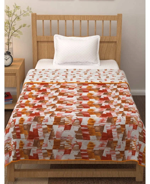 Story@Home 250 GSM Cotton Merlin Reversible Single  Comforter Style Dohar - Single