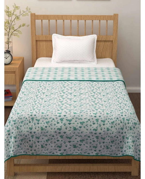 Story@Home 250 GSM Cotton Merlin Reversible Single  Comforter Style Dohar - Single