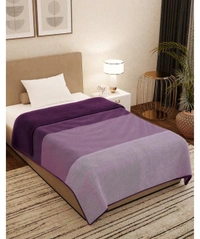 Story@Home 400 GSM Mink Single Flannel Blanket - Single 60 x 92 inch, Purple