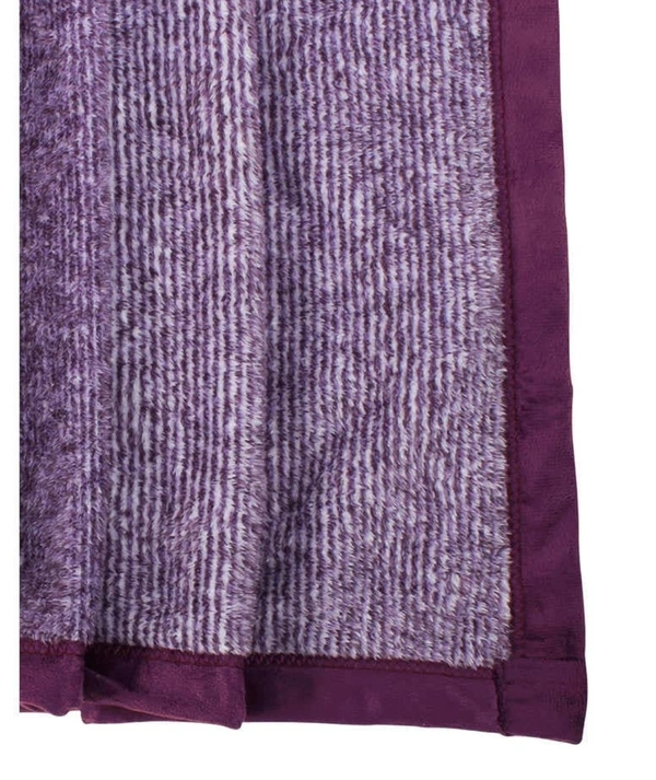 Story@Home 400 GSM Mink Single Flannel Blanket - Single 60 x 92 inch, Purple
