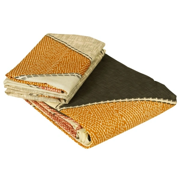Story@Home Metope 186 TC 1 Double Bedsheet with 2 Pillow covers - Double ( 250 x 225 cm)