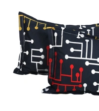 Bedspun 120 TC Cotton 1 Double Bedsheet with 2 Pillow covers - Double Bedsheet - 225 x 235 cm