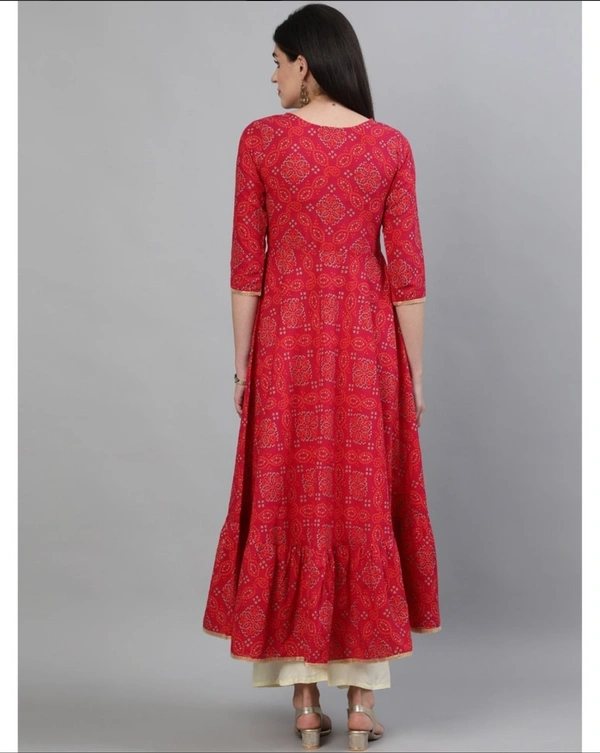 Pehnava Women's Fit N Flare Cotton Dress - Ref, M