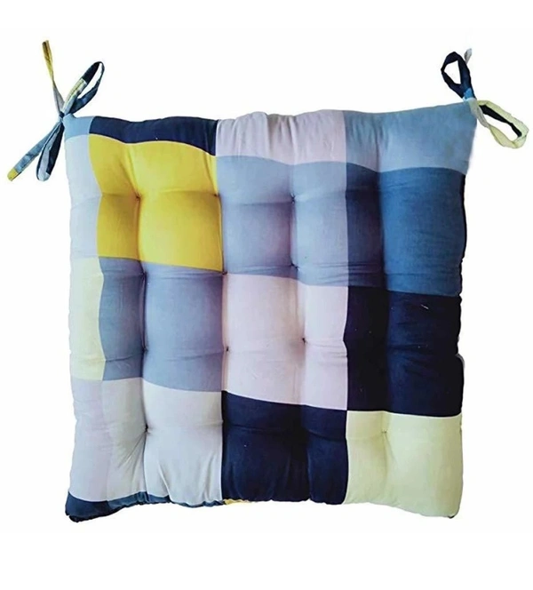 Assorted Polyester Fiber Multipurpose Chair Pad - 16 x 16 inch, Assorted