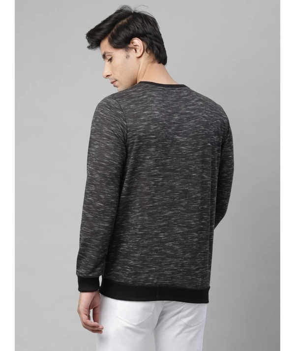 Rigo Men's Full Sleevs Fleece Typography Sweatshirt - L