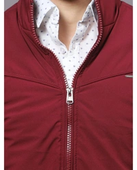 Altair Men's Solid Front Zip 120GSM Padded Full Sleevs Casual Jacket - M