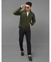 Altair Men's 150gsm Poly Fill Padded Full Sleevs Casual Jacket - Green - L