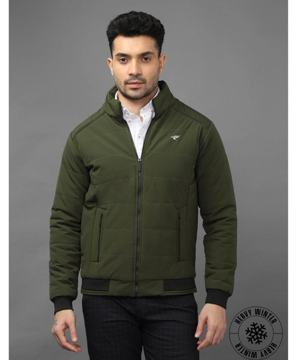 Altair Men's 150gsm Poly Fill Padded Full Sleevs Casual Jacket - Green - XXL