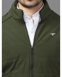 Altair Men's 150gsm Poly Fill Padded Full Sleevs Casual Jacket - Green - XXL