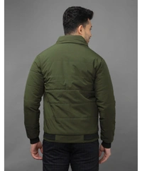 Altair Men's 150gsm Poly Fill Padded Full Sleevs Casual Jacket - Green - XXL