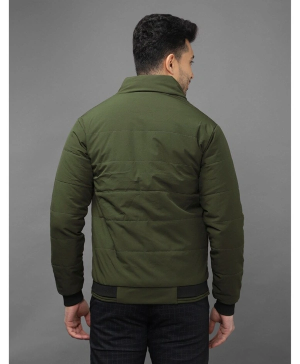 Altair Men's 150gsm Poly Fill Padded Full Sleevs Casual Jacket - Green - XXL