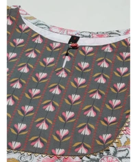 Women's Rayon Kurta & Pant Set  - L