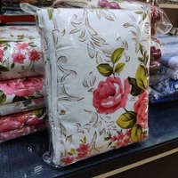 Indicum Flower Microfiber Single Bed AC Dohar  - Single 55 x 85 inch