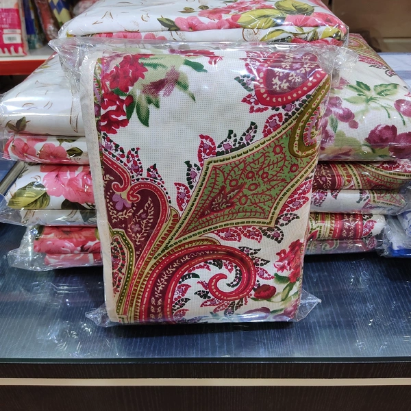 Indicum Flower Microfiber Single Bed AC Dohar - Pink - Single 55 x 85 inches
