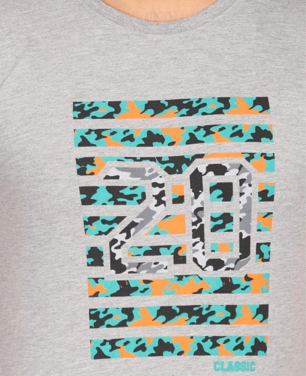 MVMT Blended Men's Printed Slim Fit T-shirt - Grey - L