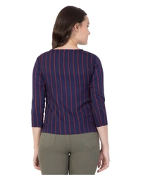 Pehnava Printed Casual Crepe Regular Fit Top  - M