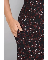 Printed Soft Rayon Long Nighty For Women  - XL