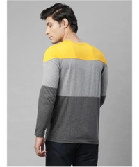 Rigo Men's Slim Fit Cotton Full Sleeves Casual T-shirt - S