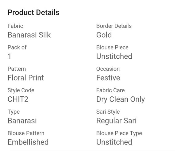 Pehnava Superfine Floral Print Banarsi Silk Saree With Blouse - Teal, 6.3 mtrs w/blouse