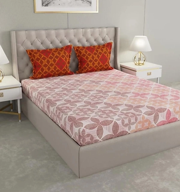 Raymond Camphor Double Bedsheet With 2 Pillow Covers - Double Bedsheet ( 2.29 x 2.54 m)