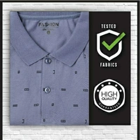 FBS COTTON RICH POLO NECK Printed Men - M