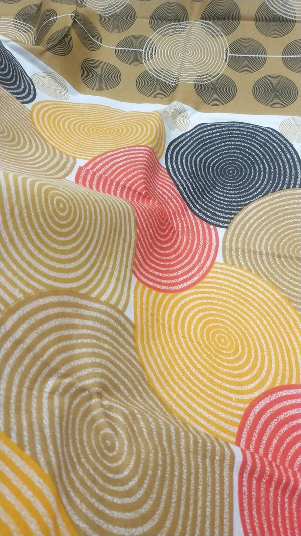 Bedspun 120 TC Cotton 1 Double Bedsheet with 2 Pillow covers - Double Bedsheet 225 x 235 cm
