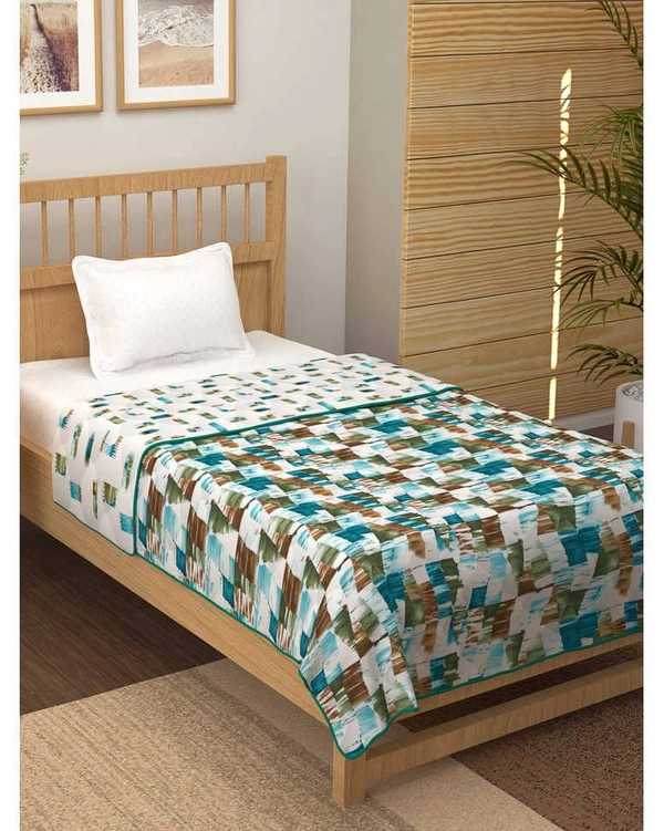 Story@Home 250 GSM Cotton Merlin Reversible Single  Comforter Style Dohar - Single