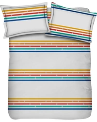 UCB 180 TC Cotton Double Bed Striped Bedsheet With 2 Pillow Covers - King