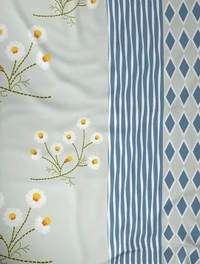 Raymond 104 TC Cotton Delight Single Bed Bedsheet With 1 Pillow Cover - Single Bed