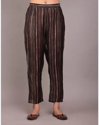 Women's Embellished Modal Suit Set - Black, L/42
