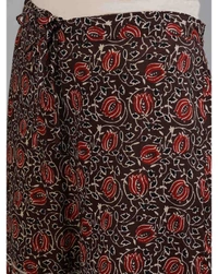 Ishin Pure Cotton Embroidered Suit Set  - Brown, Medium