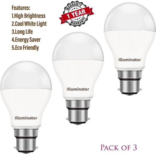 Illuminator LED Bulb  - 3, 9W