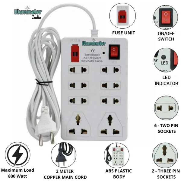 Illuminator 8+1 Extension Board/ Cord  - 10