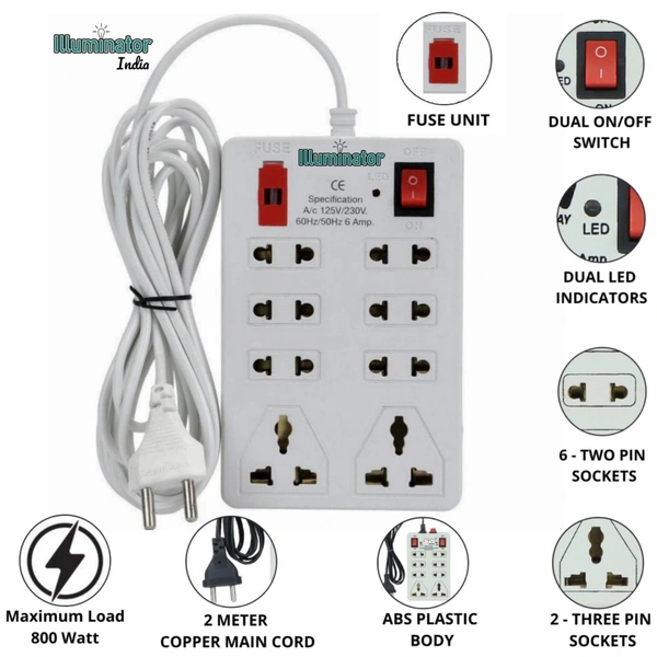 Illuminator 8+1 Extension Board/ Cord - 4