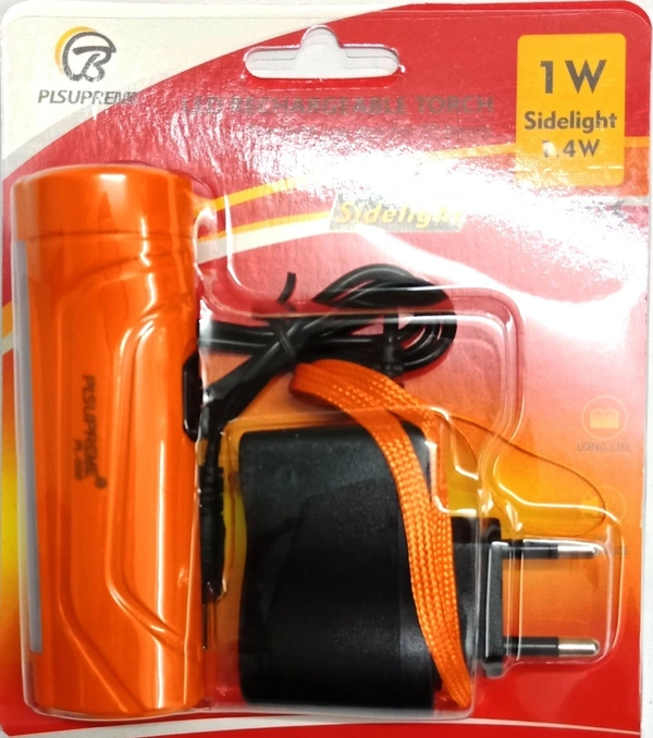 Illuminator 3W Emergency Torch with 4W Side Light  - 4W, 5