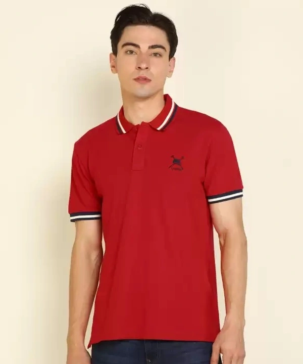 US POLO TSHIRT - RED, L