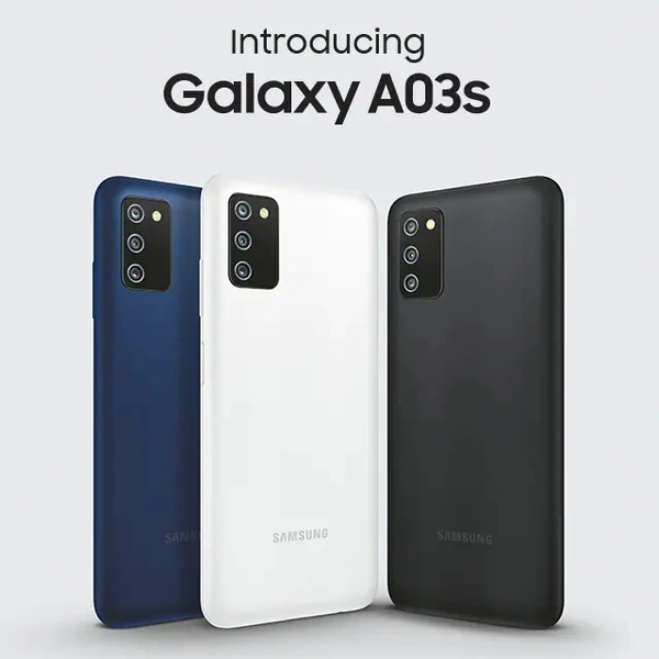 SAMSUNG A03S - 4+64 GB, 10/3,8/2,9/2,7/1, WIN 22 (ASSURED GIFT WORTH 1000/- TO 10000/-)