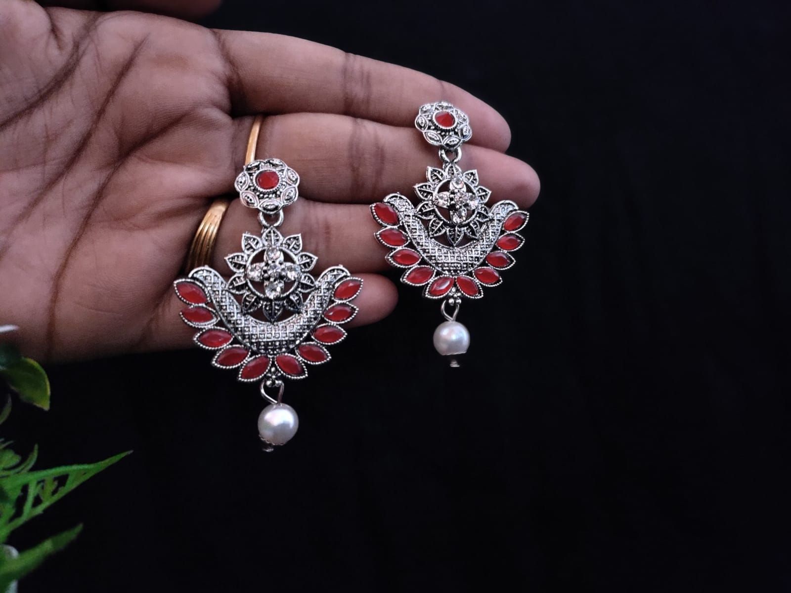 Premium Quality Pink American Diamond Earrings Online – Arzzbyfarha