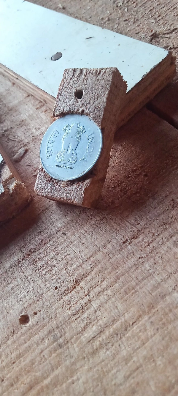Wood Key Ring - normal wood
