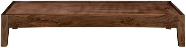 Solid Wood Single Size Bed for Bed Room  - Brown, Normal