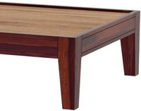 Bed for Bedroom | Wooden Single Bed for Home - Brown, Normal