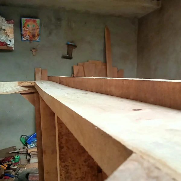 Double Size Bed for Bed Room | Solid Wood  - Baraund, Normal